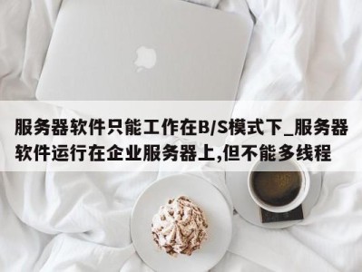 宁波服务器软件只能工作在B/S模式下_服务器软件运行在企业服务器上,但不能多线程 